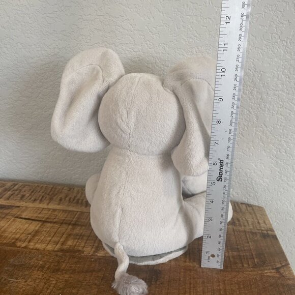 Gund Flappy The Elephant Animated Peek A Boo Musical Plush Toy Baby Gray Works - Picture 5 of 10